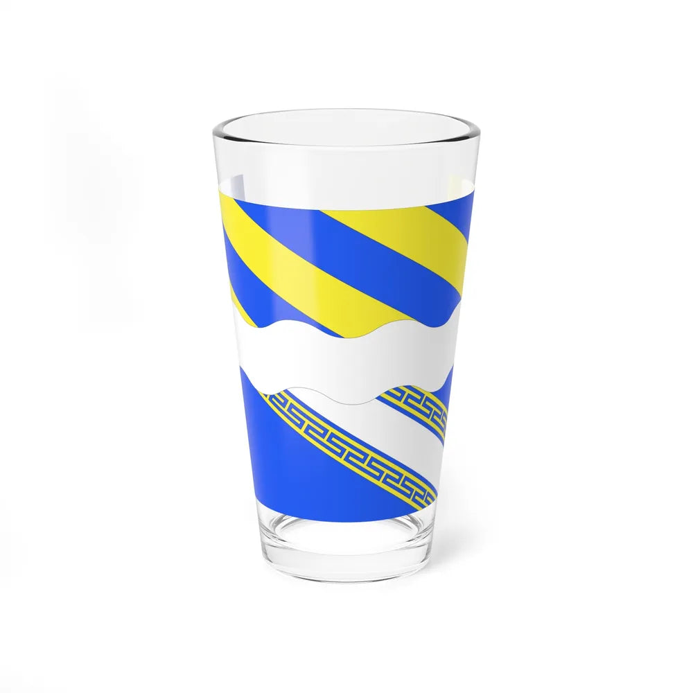 Flag of Aisne France 2 - Pint Glass 16oz-16oz-Go Mug Yourself