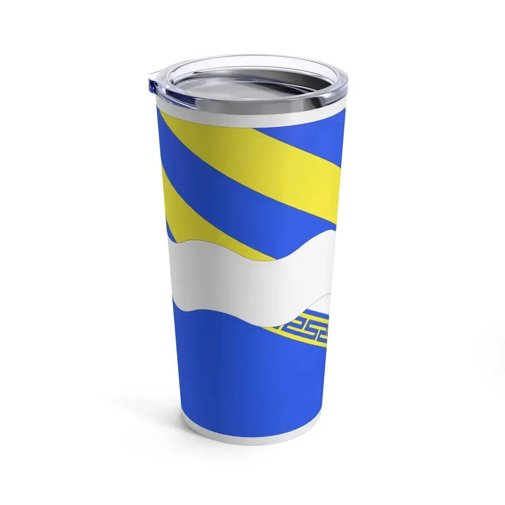 Flag of Aisne France 2 - Tumbler 20oz - Go Mug Yourself