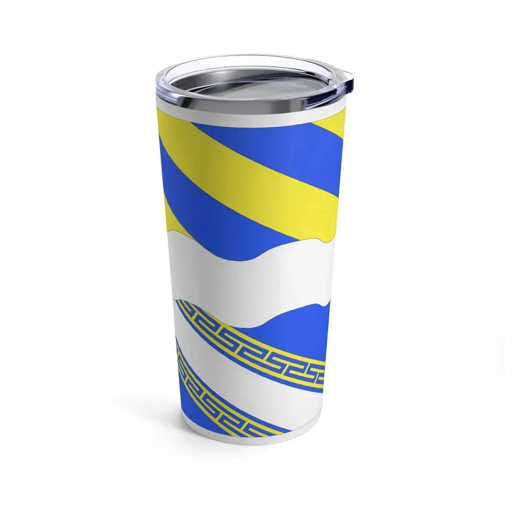 Flag of Aisne France 2 - Tumbler 20oz - Go Mug Yourself