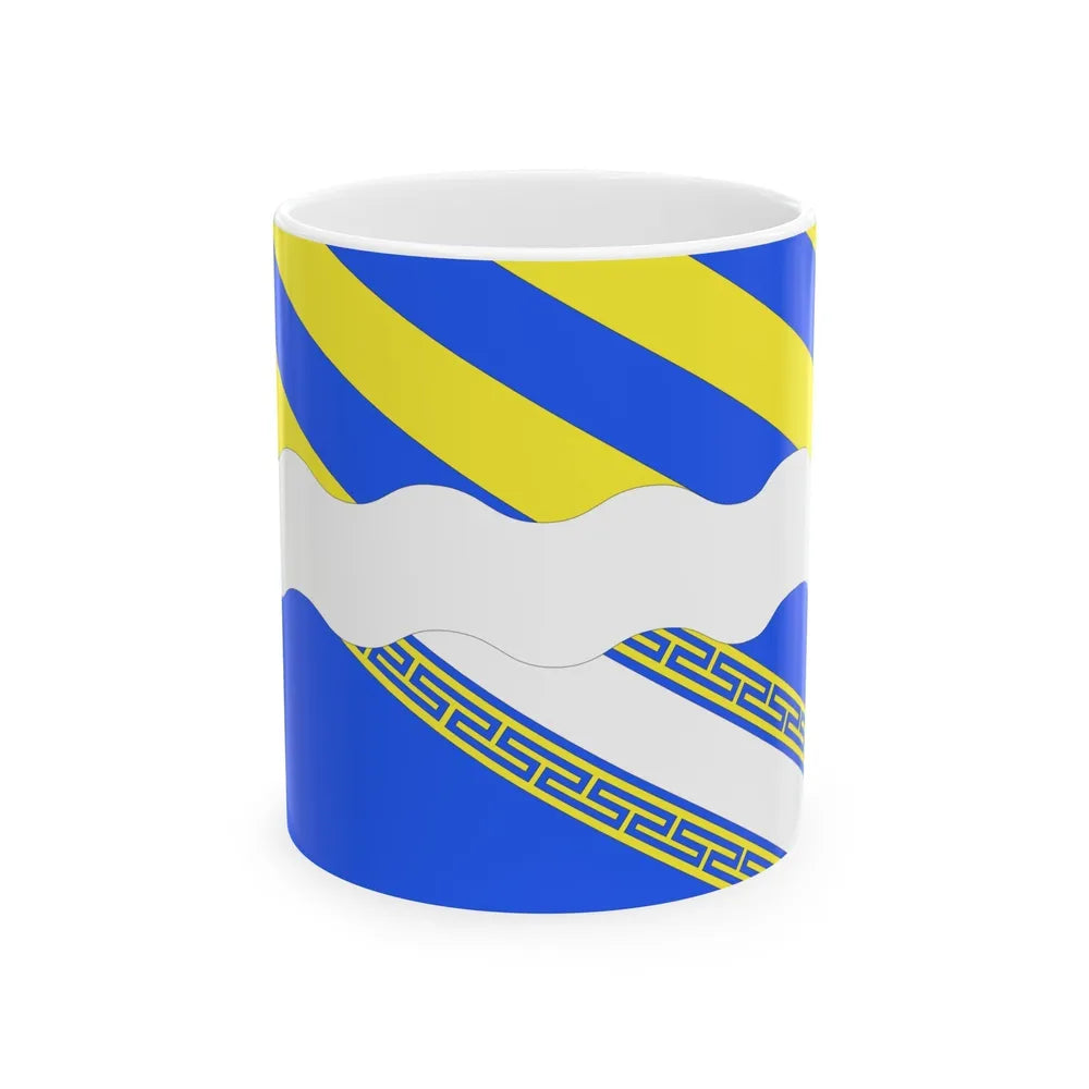 Flag of Aisne France 2 - White Coffee Mug-11oz-Go Mug Yourself