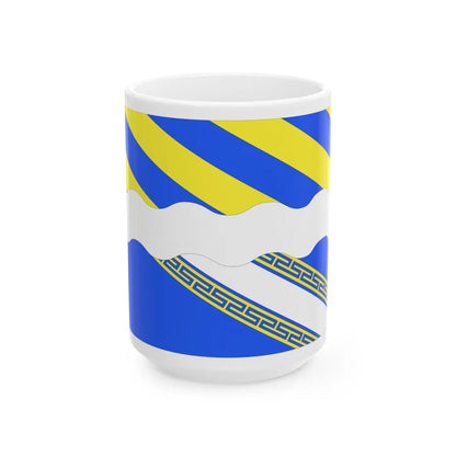 Flag of Aisne France 2 - White Coffee Mug-15oz-Go Mug Yourself