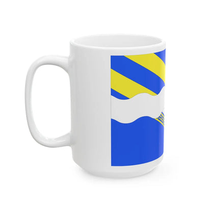 Flag of Aisne France 2 - White Coffee Mug-Go Mug Yourself