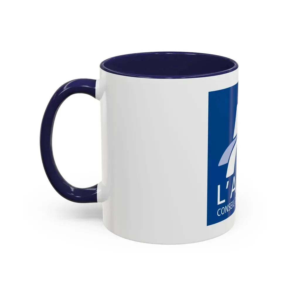 Flag of Aisne France - Accent Coffee Mug - Go Mug Yourself