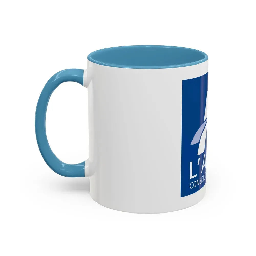 Flag of Aisne France - Accent Coffee Mug - Go Mug Yourself