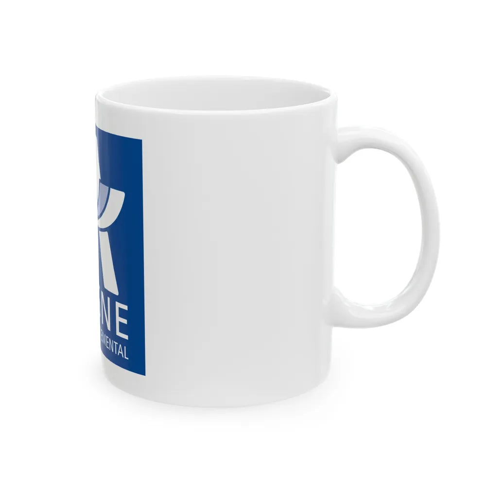 Flag of Aisne France - White Coffee Mug-Go Mug Yourself