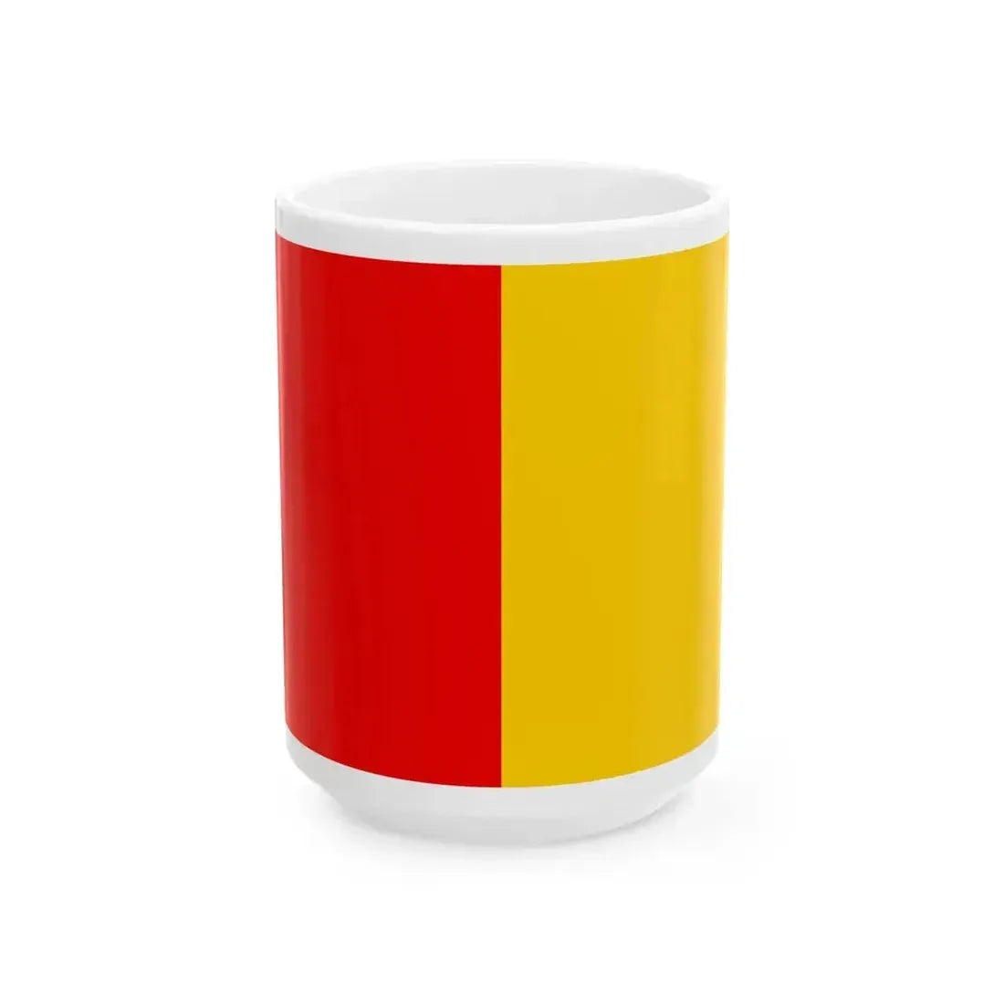 Flag of Aix-en-Provence (France) White Coffee Mug 15oz - Go Mug Yourself