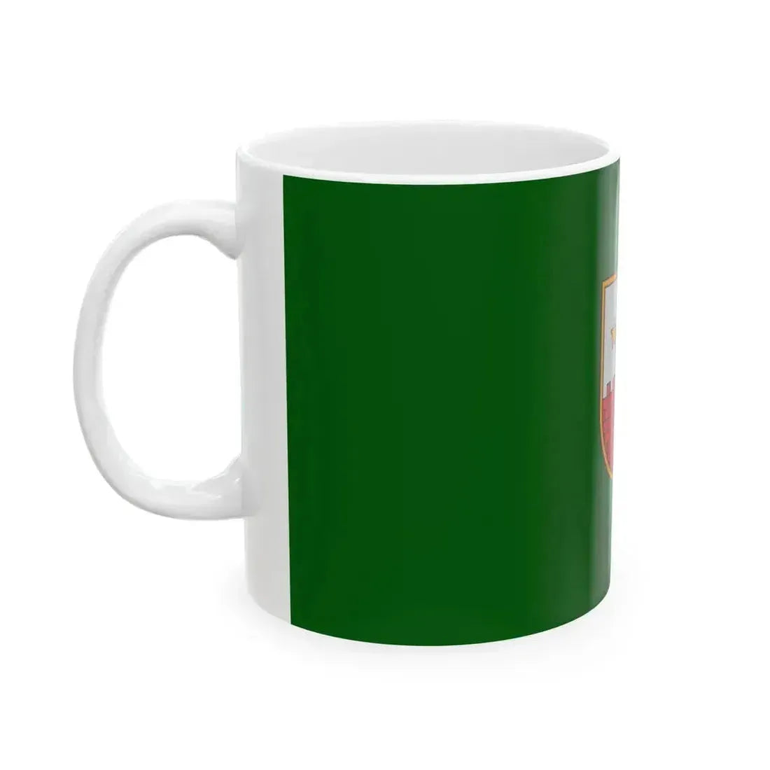 Flag of Aizpute Municipality (Latvia) White Coffee Mug - Go Mug Yourself