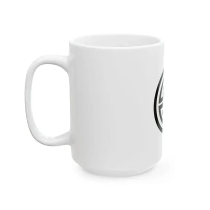 Flag of Aizuwakamatsu Fukushima (Japan) White Coffee Mug - Go Mug Yourself