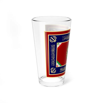 Flag of AJA University of Command and Staff (Iran) Pint Glass 16oz - Go Mug Yourself
