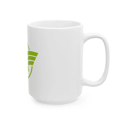 Flag of Aka Fukuoka (Japan) White Coffee Mug - Go Mug Yourself