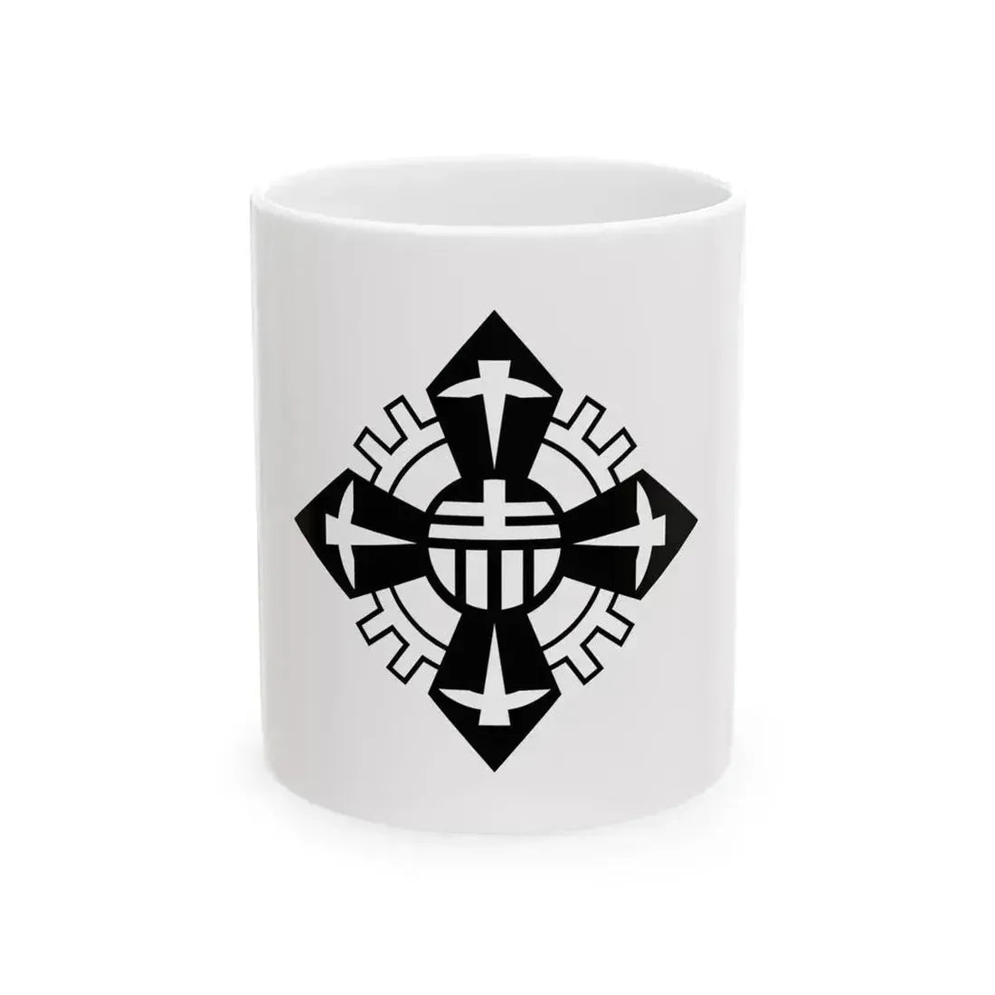 Flag of Akabira Hokkaido 1949-1966 (Japan) White Coffee Mug 11oz - Go Mug Yourself