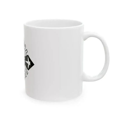 Flag of Akabira Hokkaido 1949-1966 (Japan) White Coffee Mug - Go Mug Yourself