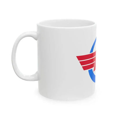 Flag of Akasaki Tottori 1954-2004 (Japan) White Coffee Mug - Go Mug Yourself