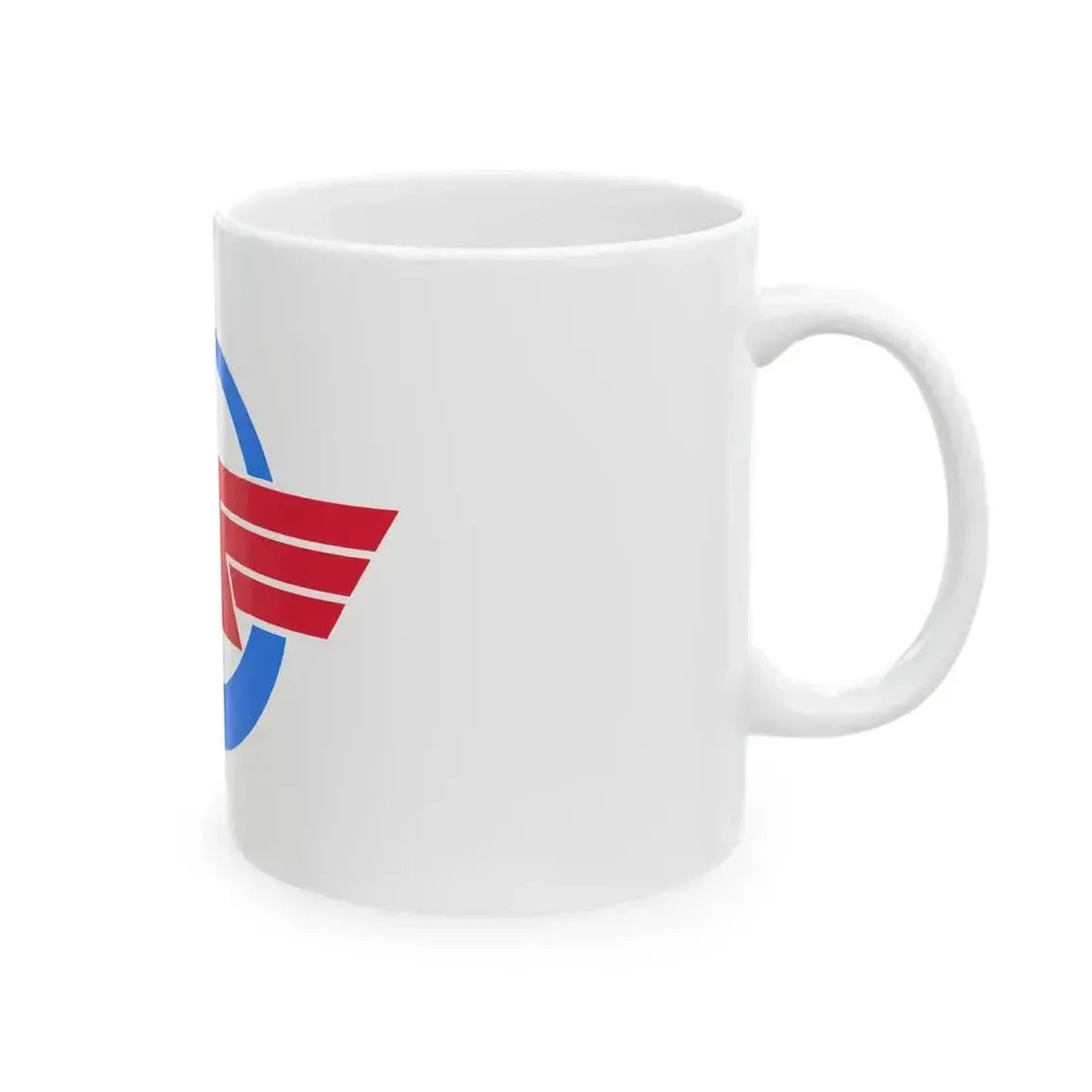 Flag of Akasaki Tottori 1954-2004 (Japan) White Coffee Mug - Go Mug Yourself