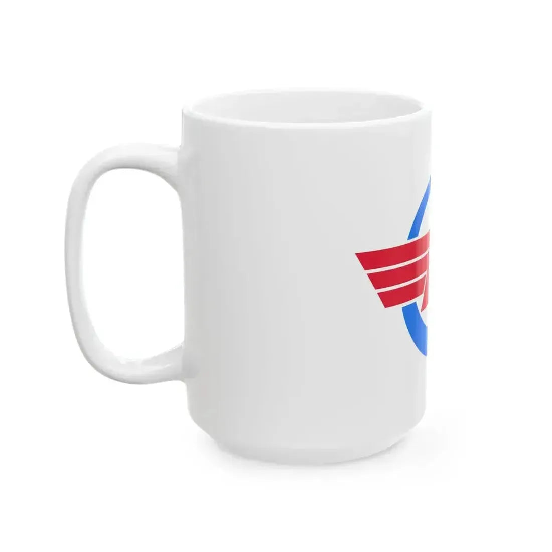 Flag of Akasaki Tottori 1954-2004 (Japan) White Coffee Mug - Go Mug Yourself