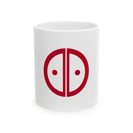 Flag of Akashi Hyogo (Japan) White Coffee Mug 11oz - Go Mug Yourself