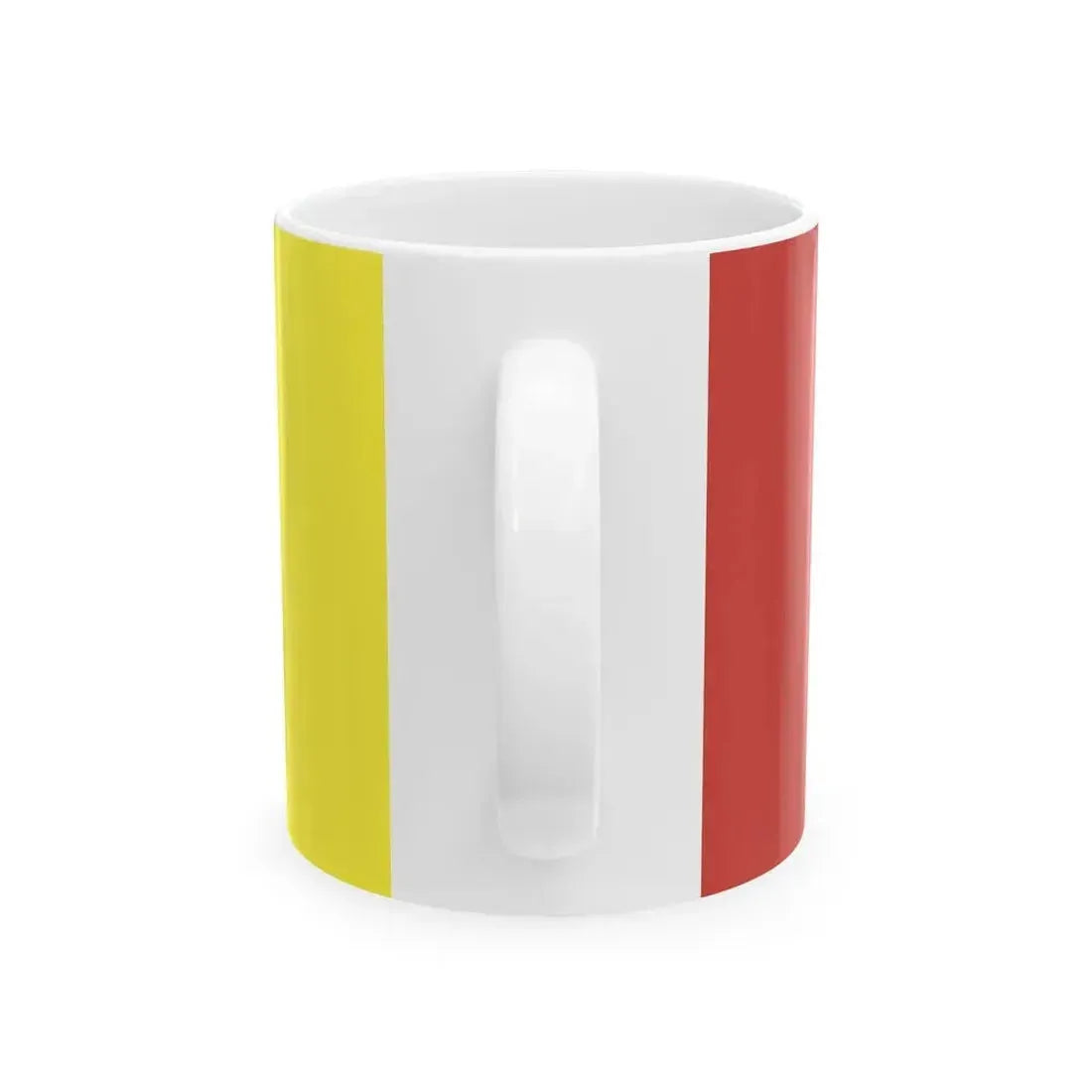 Flag of Akciabrski (Belarus) White Coffee Mug - Go Mug Yourself