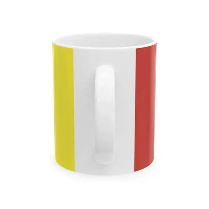 Flag of Akciabrski (Belarus) White Coffee Mug - Go Mug Yourself