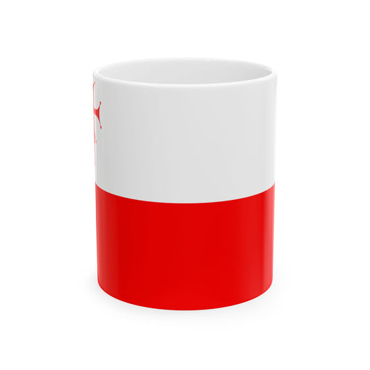 Flag of Akhalgori Municipality (Georgia) White Coffee Mug-11oz-Go Mug Yourself