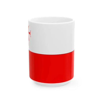 Flag of Akhalgori Municipality (Georgia) White Coffee Mug 15oz - Go Mug Yourself