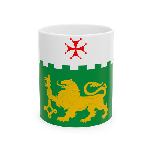 Flag of Akhaltsikhe City (Georgia) White Coffee Mug-11oz-Go Mug Yourself