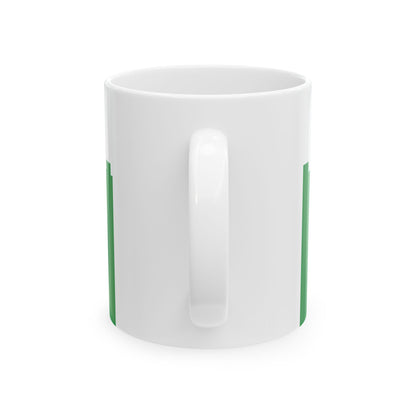 Flag of Akhaltsikhe City (Georgia) White Coffee Mug-Go Mug Yourself