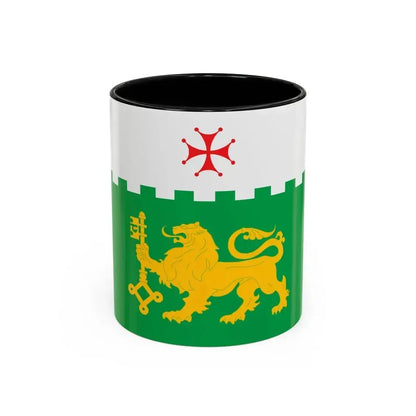 Flag of Akhaltsikhe Georgia - Accent Coffee Mug 11oz Black - Go Mug Yourself