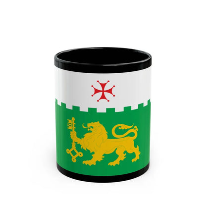 Flag of Akhaltsikhe Georgia - Black Coffee Mug-11oz-Go Mug Yourself