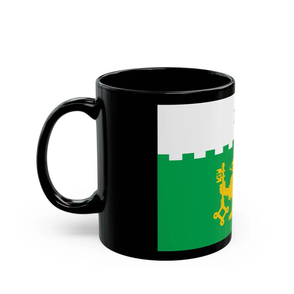 Flag of Akhaltsikhe Georgia - Black Coffee Mug-Go Mug Yourself