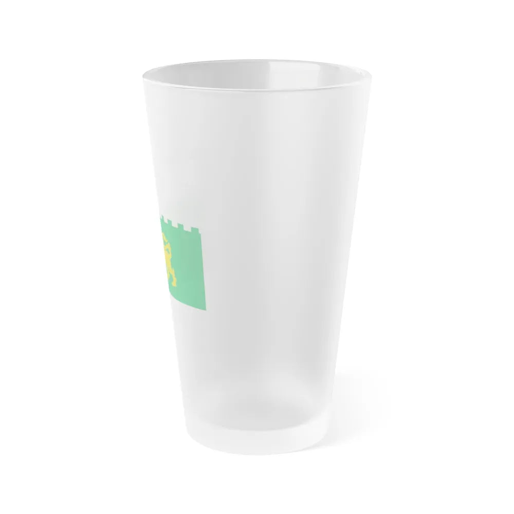 Flag of Akhaltsikhe Georgia - Frosted Pint Glass 16oz-Go Mug Yourself