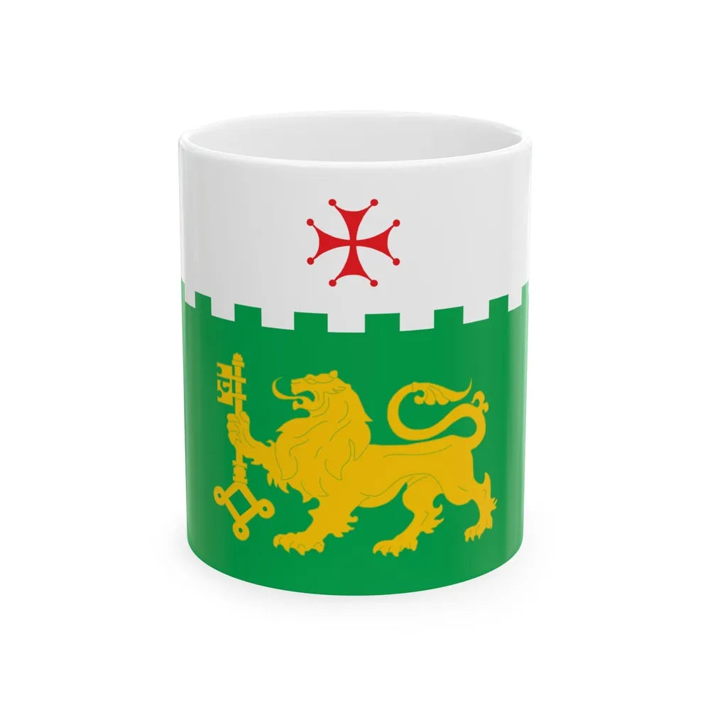 Flag of Akhaltsikhe Georgia - White Coffee Mug-11oz-Go Mug Yourself