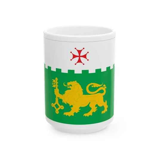 Flag of Akhaltsikhe Georgia - White Coffee Mug 15oz - Go Mug Yourself