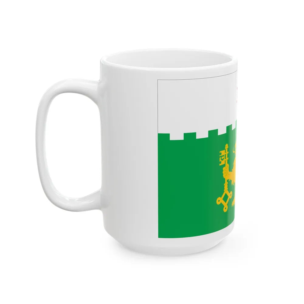 Flag of Akhaltsikhe Georgia - White Coffee Mug-Go Mug Yourself