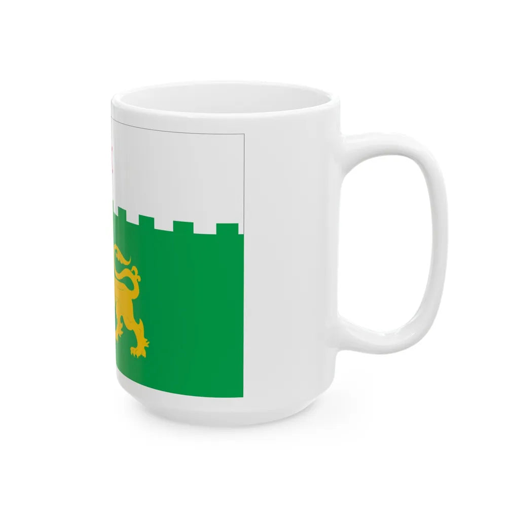 Flag of Akhaltsikhe Georgia - White Coffee Mug-Go Mug Yourself