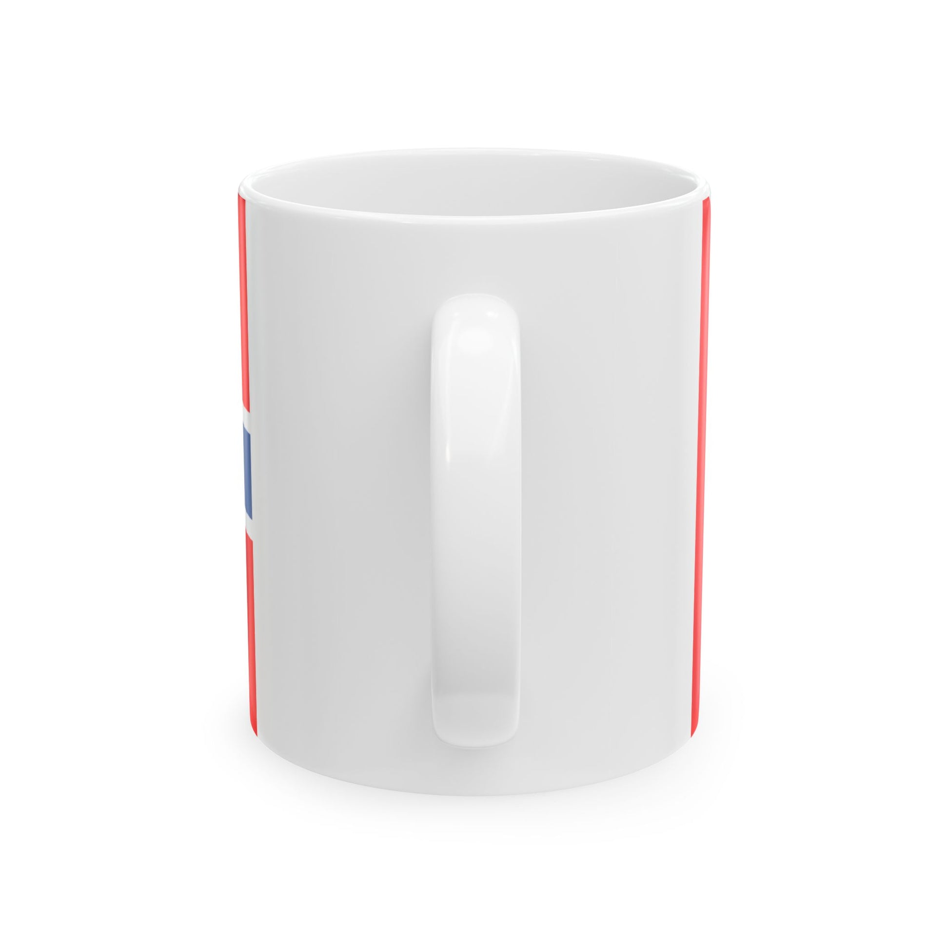 Flag of Akhmeta Municipality (Georgia) White Coffee Mug-Go Mug Yourself