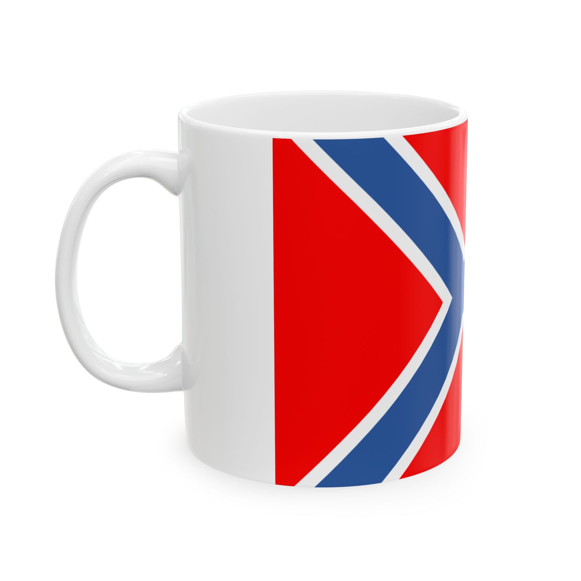 Flag of Akhmeta Municipality (Georgia) White Coffee Mug-Go Mug Yourself