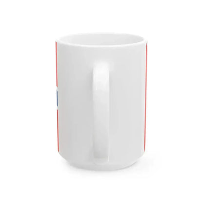 Flag of Akhmeta Municipality (Georgia) White Coffee Mug - Go Mug Yourself
