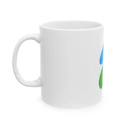 Flag of Akigawa Tokyo 1992-1995 (Japan) White Coffee Mug - Go Mug Yourself