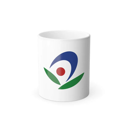 Flag of Akiruno Tokyo Japan - Color Changing Coffee Mug-11oz-Go Mug Yourself