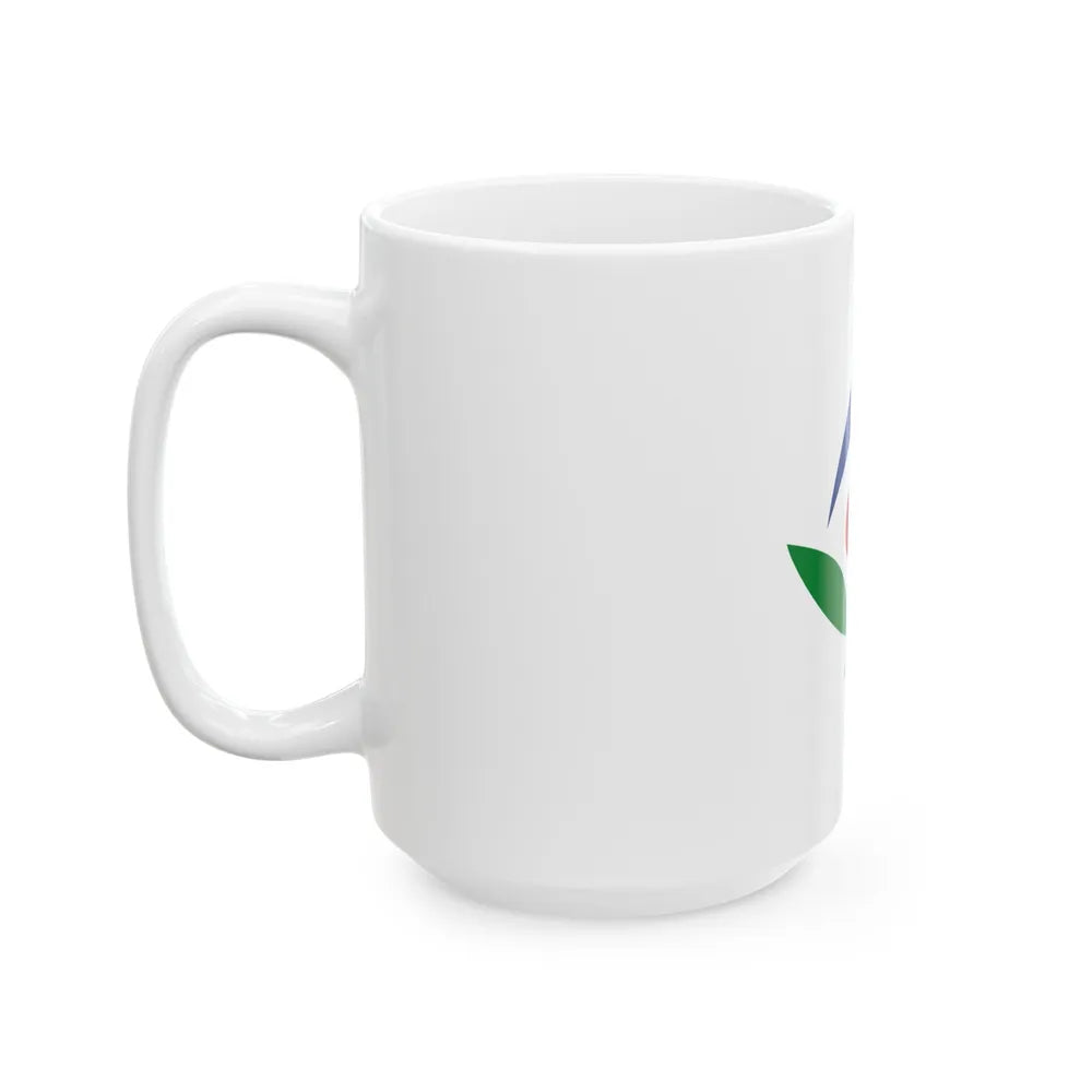 Flag of Akiruno Tokyo Japan - White Coffee Mug-Go Mug Yourself