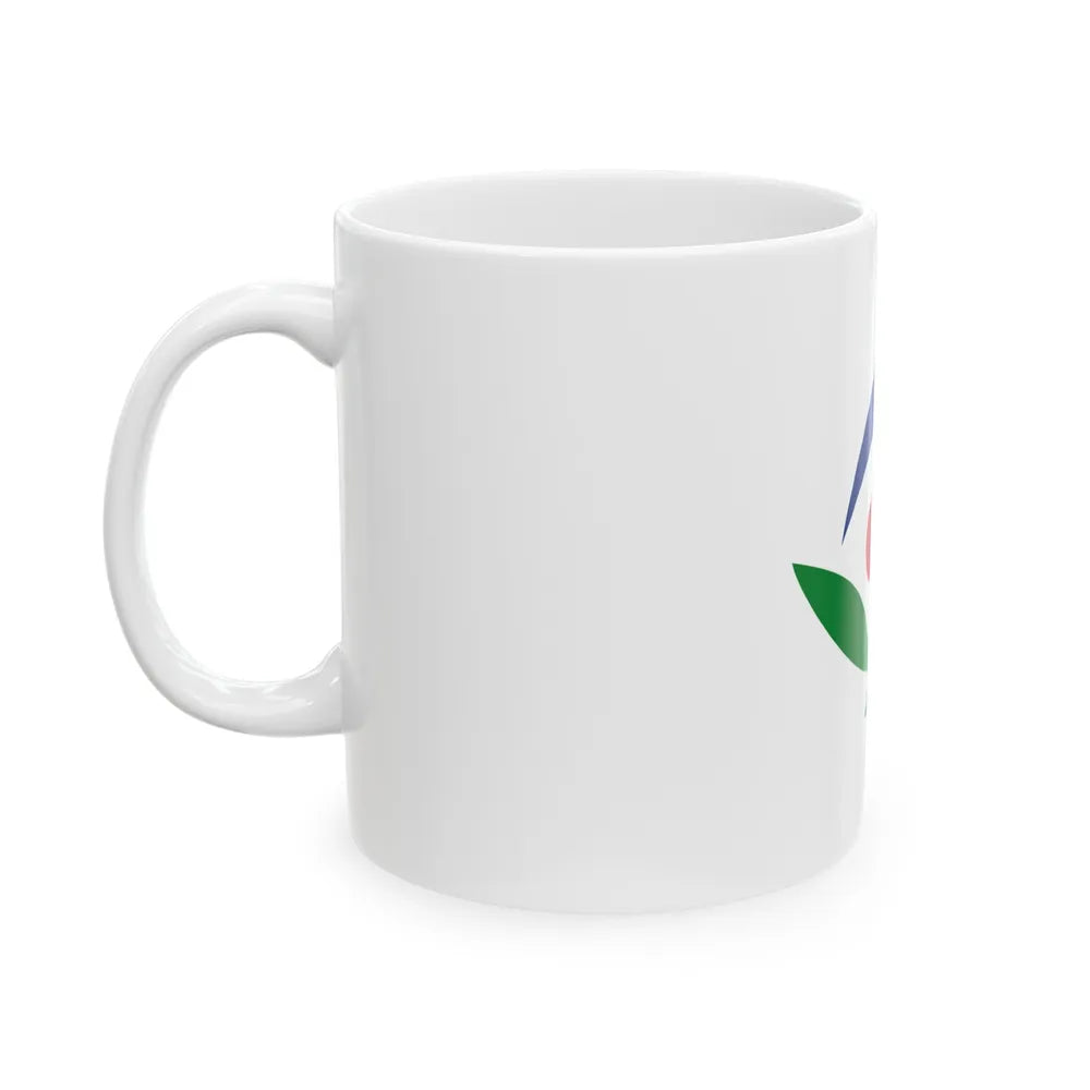 Flag of Akiruno Tokyo Japan - White Coffee Mug-Go Mug Yourself