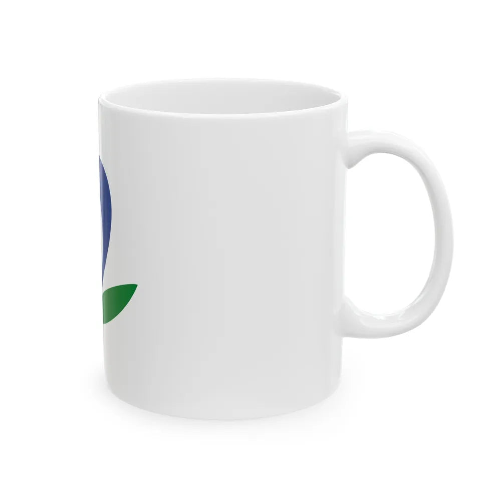 Flag of Akiruno Tokyo Japan - White Coffee Mug-Go Mug Yourself