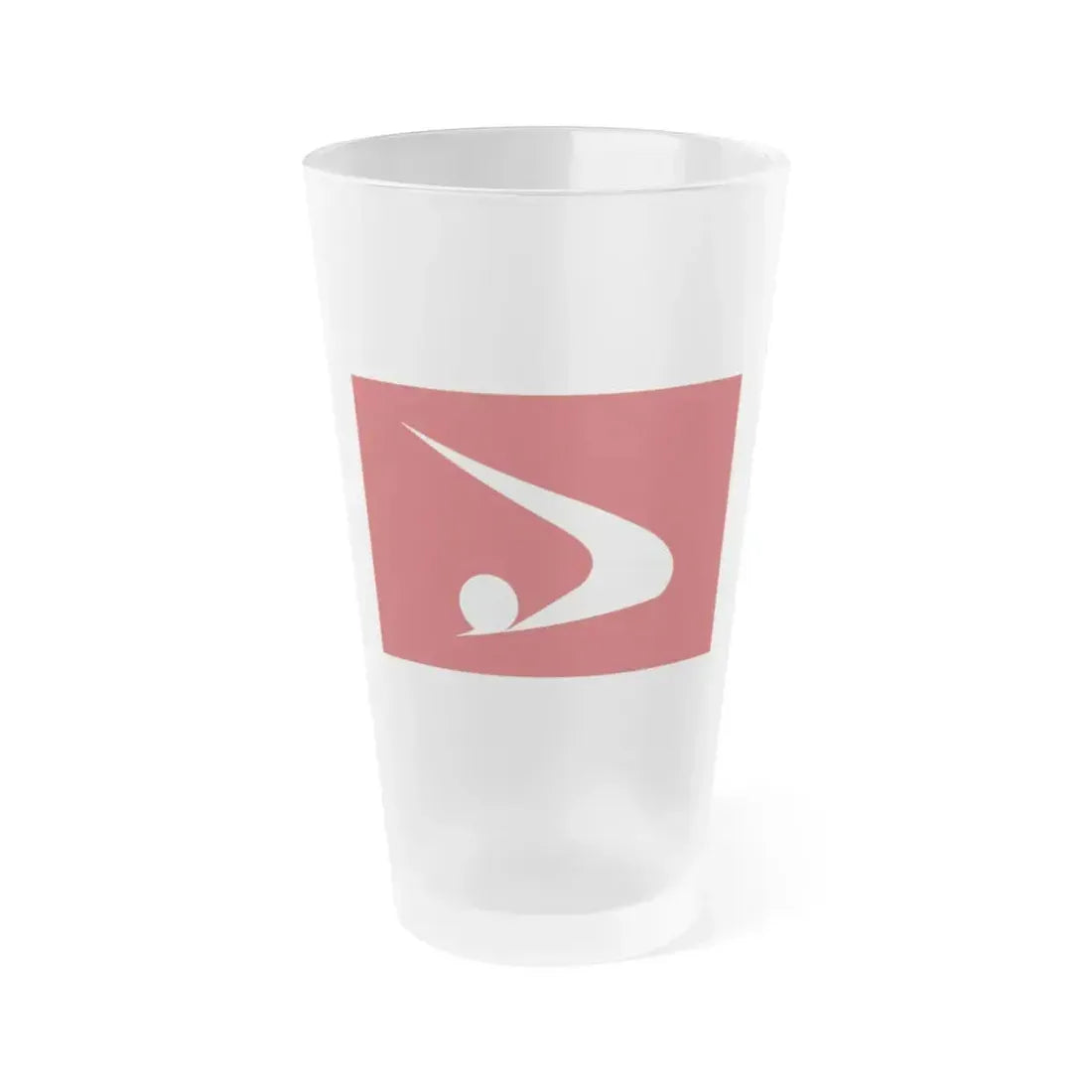 Flag of Akita Prefecture Japan - Frosted Pint Glass 16oz 16oz Frosted - Go Mug Yourself