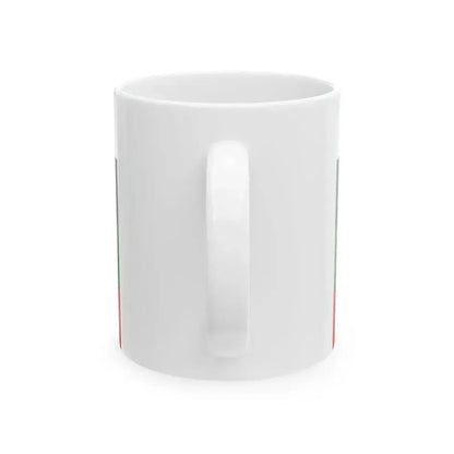 Flag of al-Mountada al-Adabi (Oman) White Coffee Mug - Go Mug Yourself