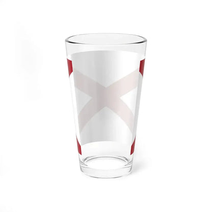 Flag of Alabama 3-2 (United States) Pint Glass 16oz - Go Mug Yourself