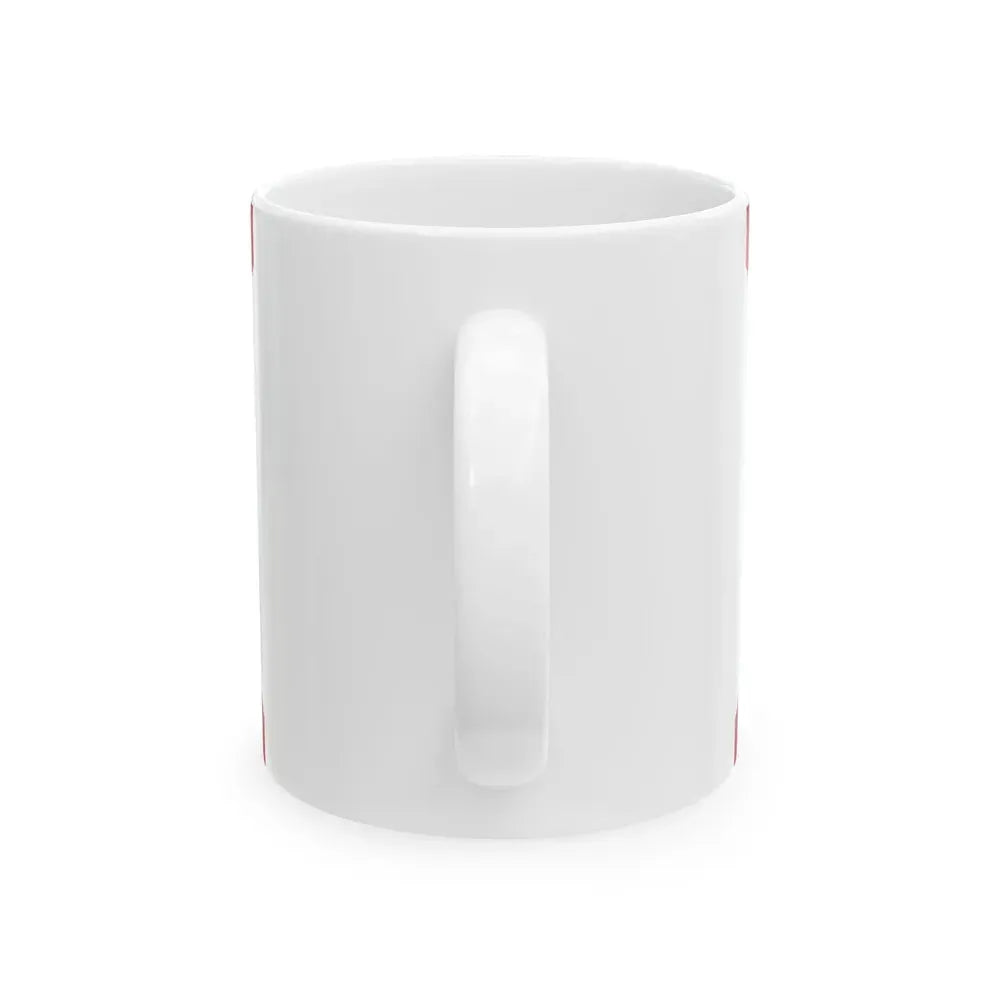 Flag of Alabama 3-2 (United States) White Coffee Mug - Go Mug Yourself
