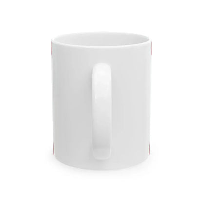 Flag of Alabama 3-2 (United States) White Coffee Mug - Go Mug Yourself