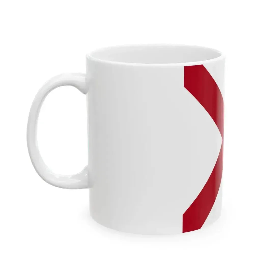 Flag of Alabama square (United States) White Coffee Mug - Go Mug Yourself