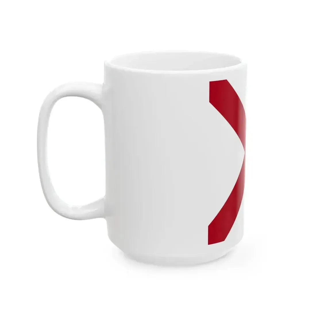Flag of Alabama square (United States) White Coffee Mug - Go Mug Yourself