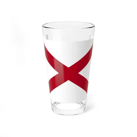 Flag of Alabama (United States) Pint Glass 16oz 16oz - Go Mug Yourself